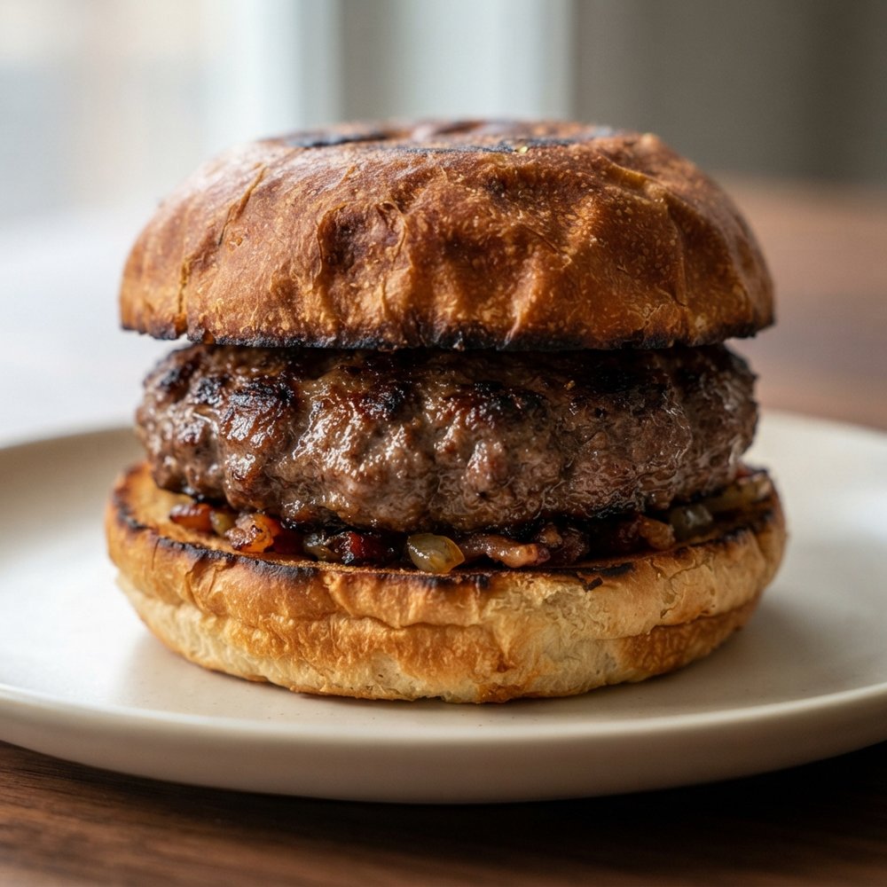 Mom’s Famous Bacon-Onion Stuffed Burgers