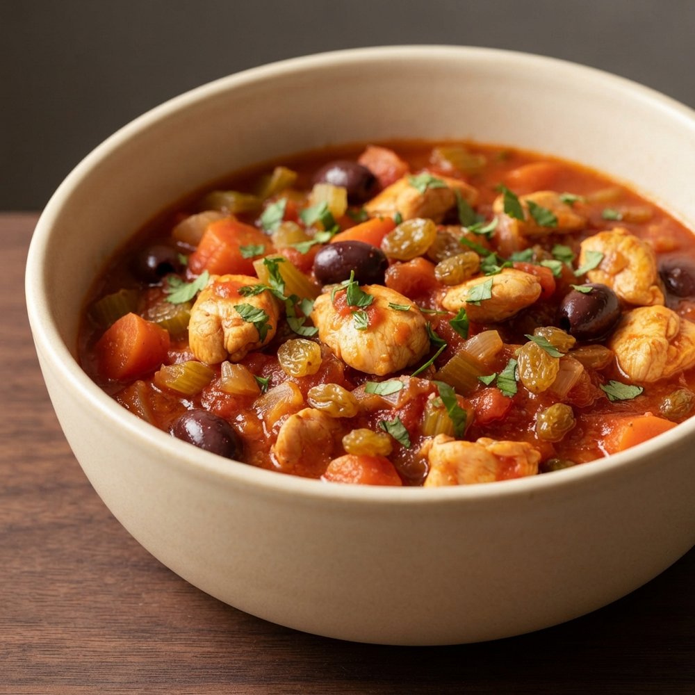 Moroccan-Style One-Pot Chicken Braise
