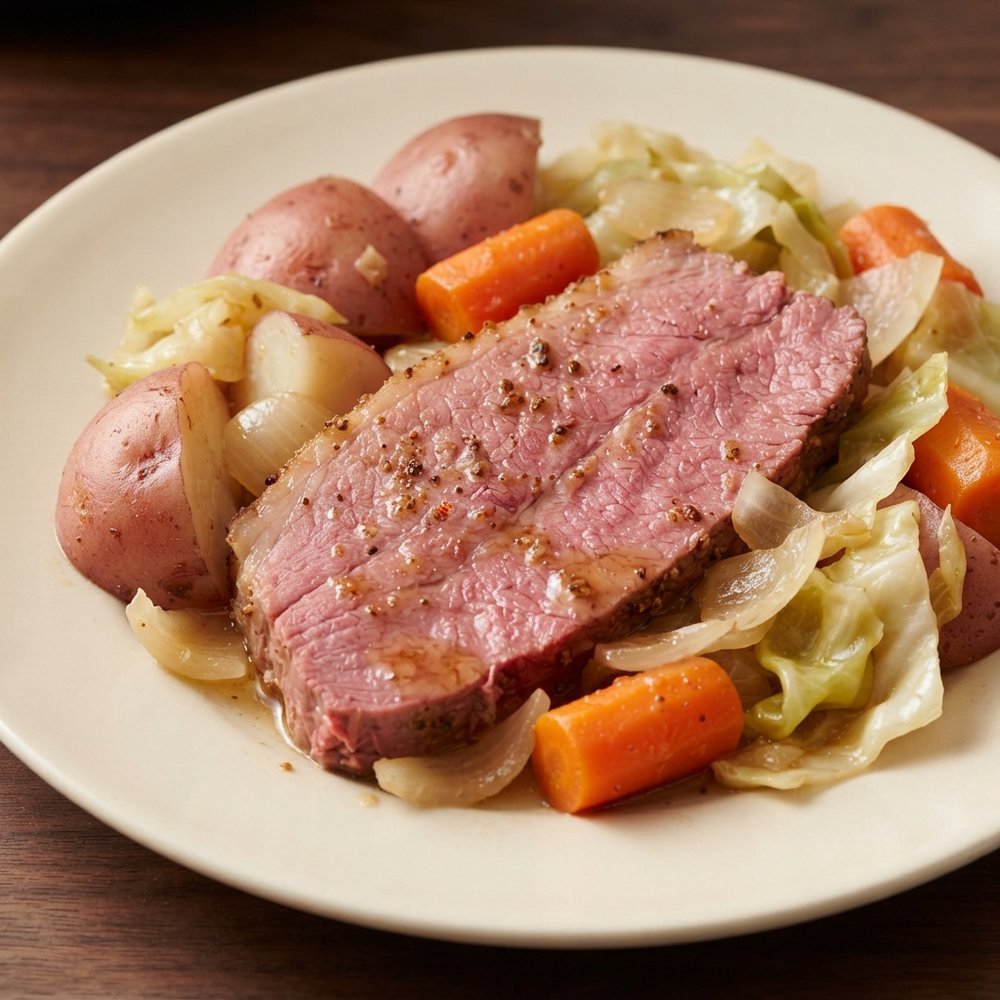 Crock-Pot Corned Beef with Cabbage