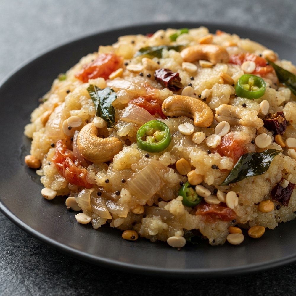 Rava Upma (South Indian Semolina Upma)