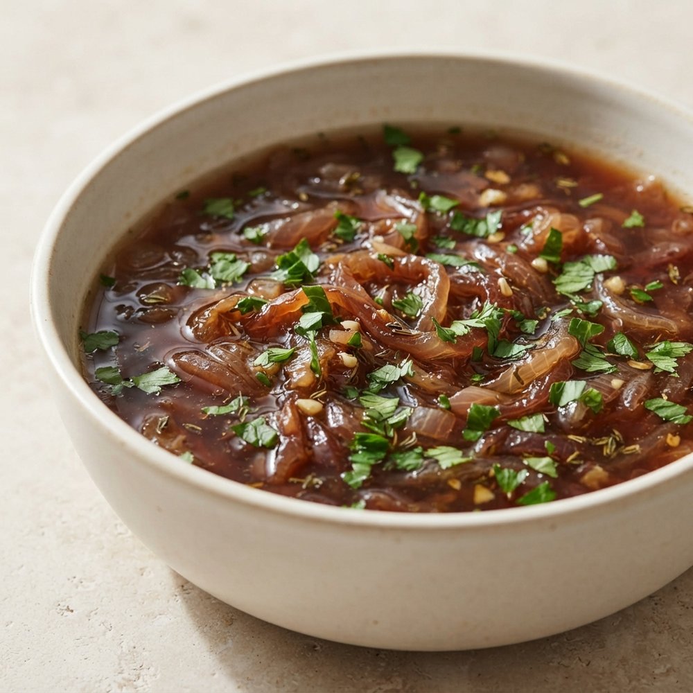 Red Wine–Kissed Onion Soup