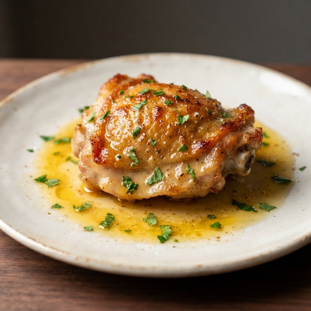 Oven-Roasted Lemon Butter Chicken Thighs