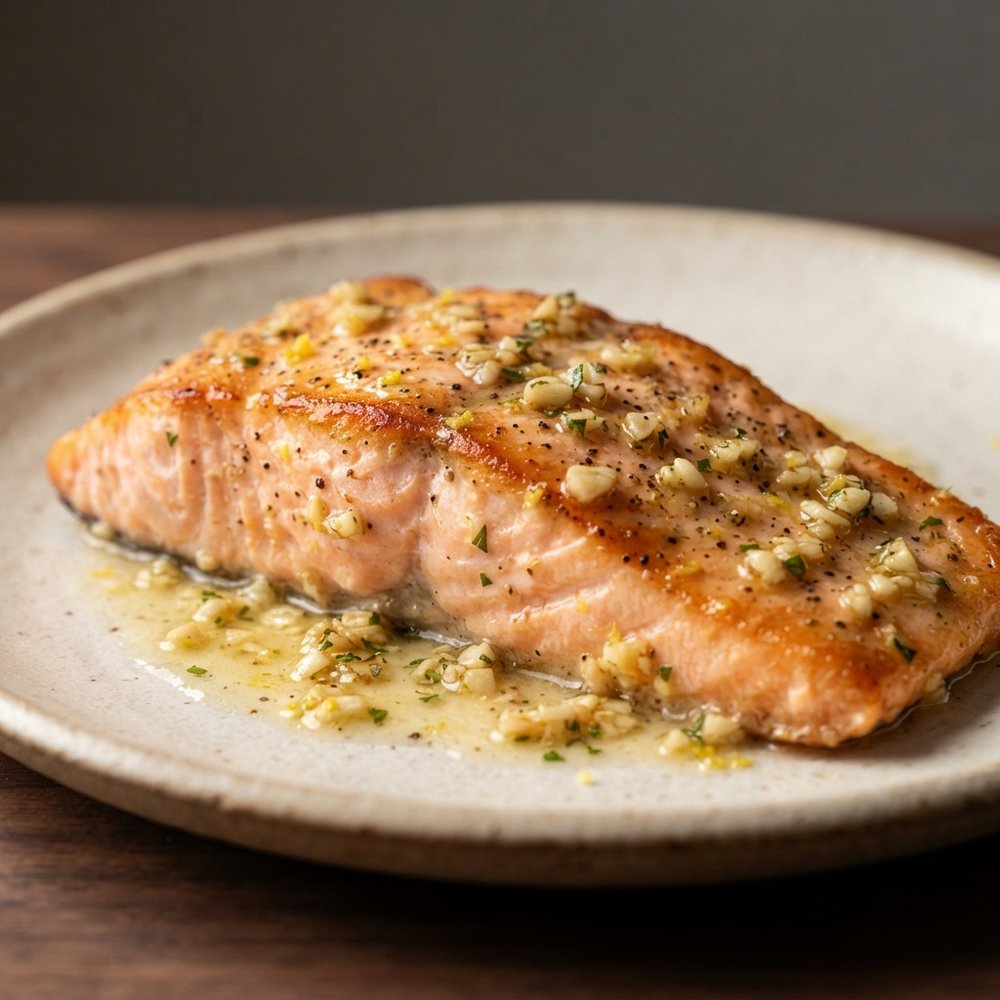 Garlic-Lemon Butter Salmon