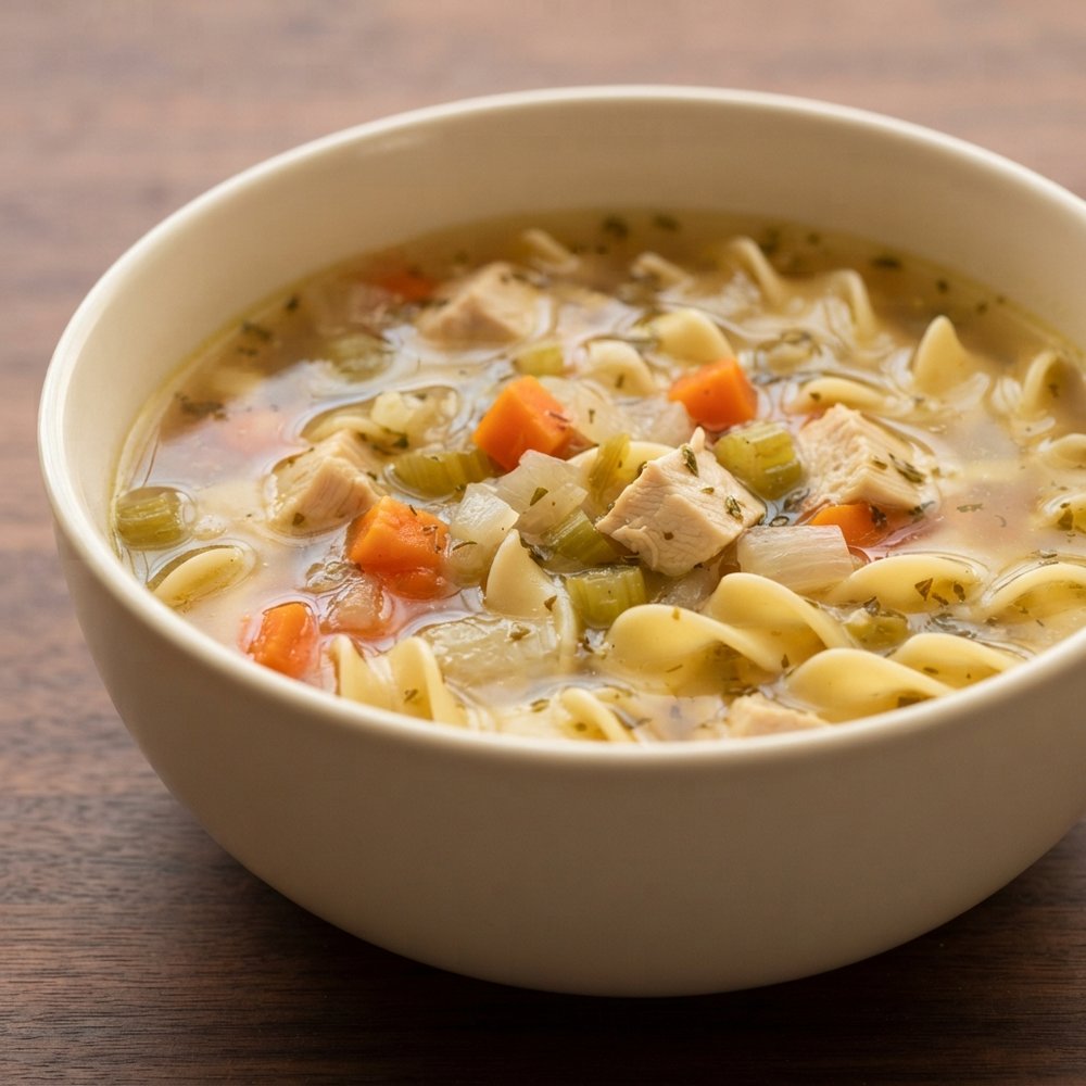 Steve's Herb-Kissed Chicken Noodle Soup