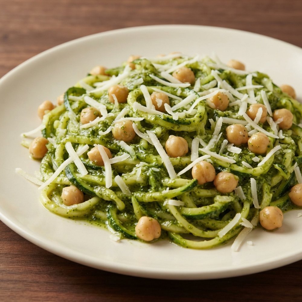 Zucchini Noodles with Pesto