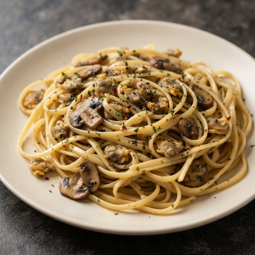 Campfire Linguine with Clam Sauce