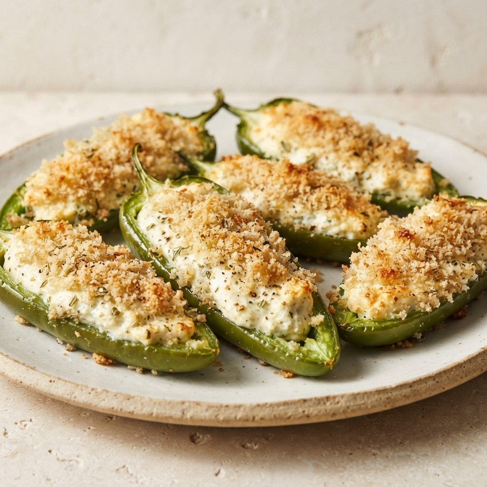 Healthier Jalapeño Poppers