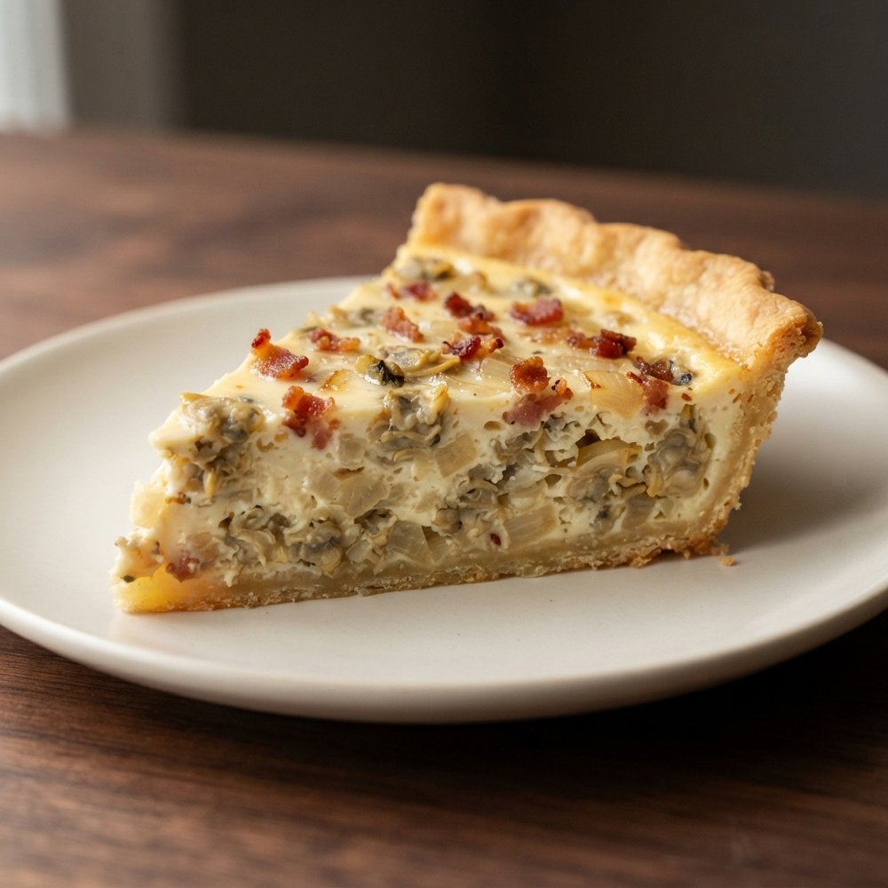 Clam Chowder Custard Tart