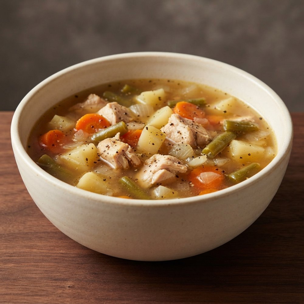 Hearty Soup from Leftover Roast Chicken