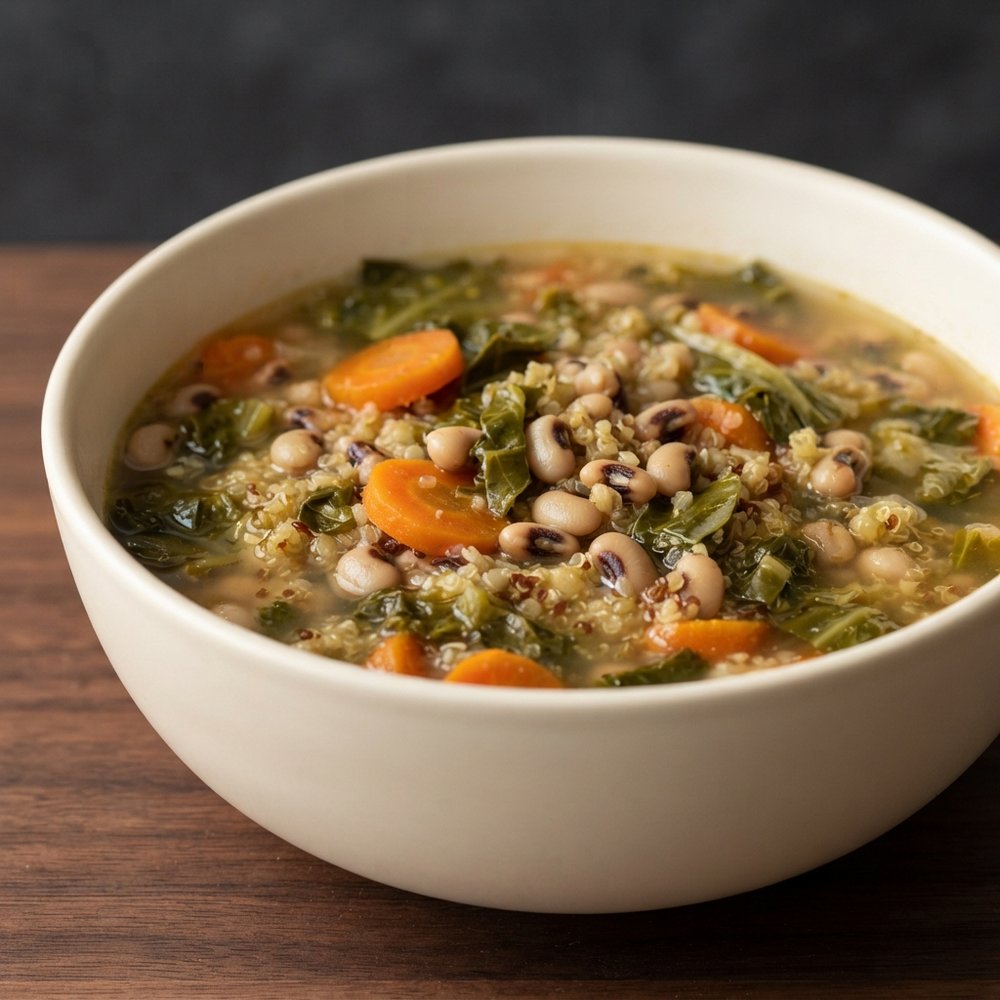 Lucky New Year’s Black‑Eyed Pea Soup
