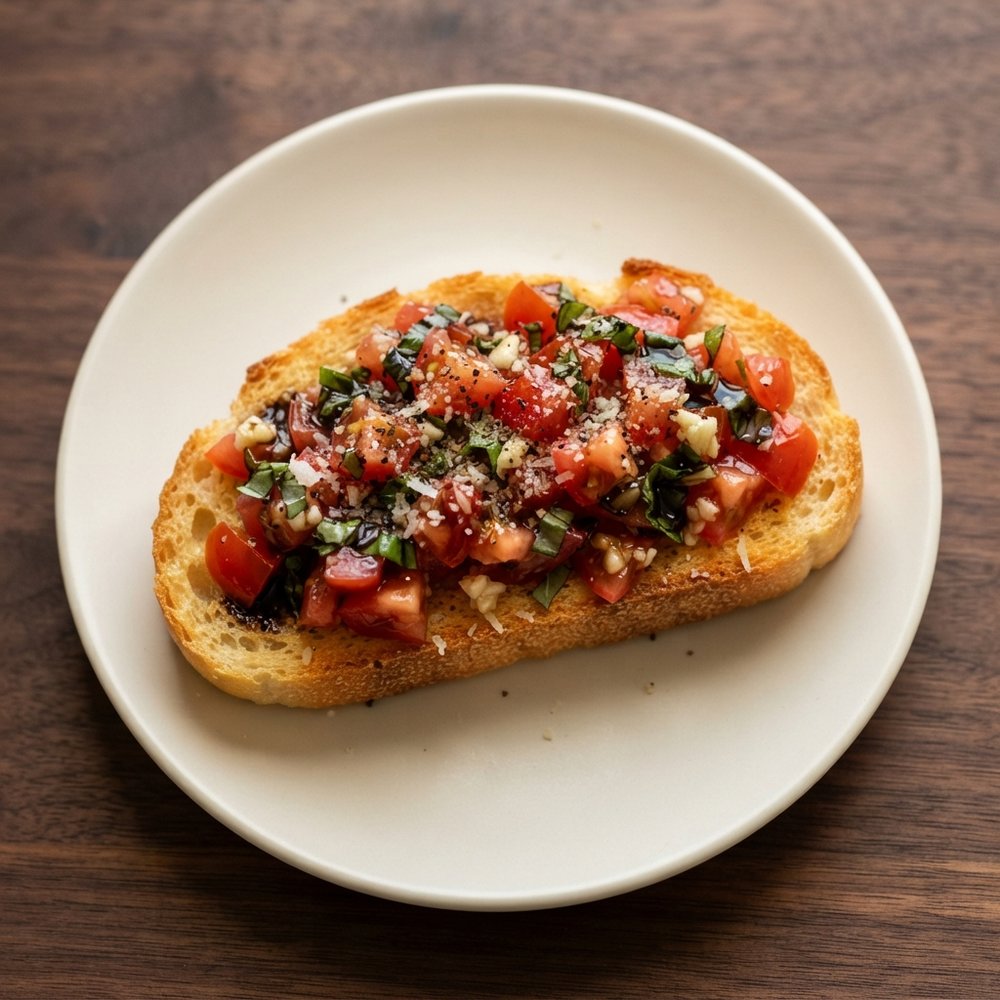 Tomato Basil Bruschetta with Balsamic