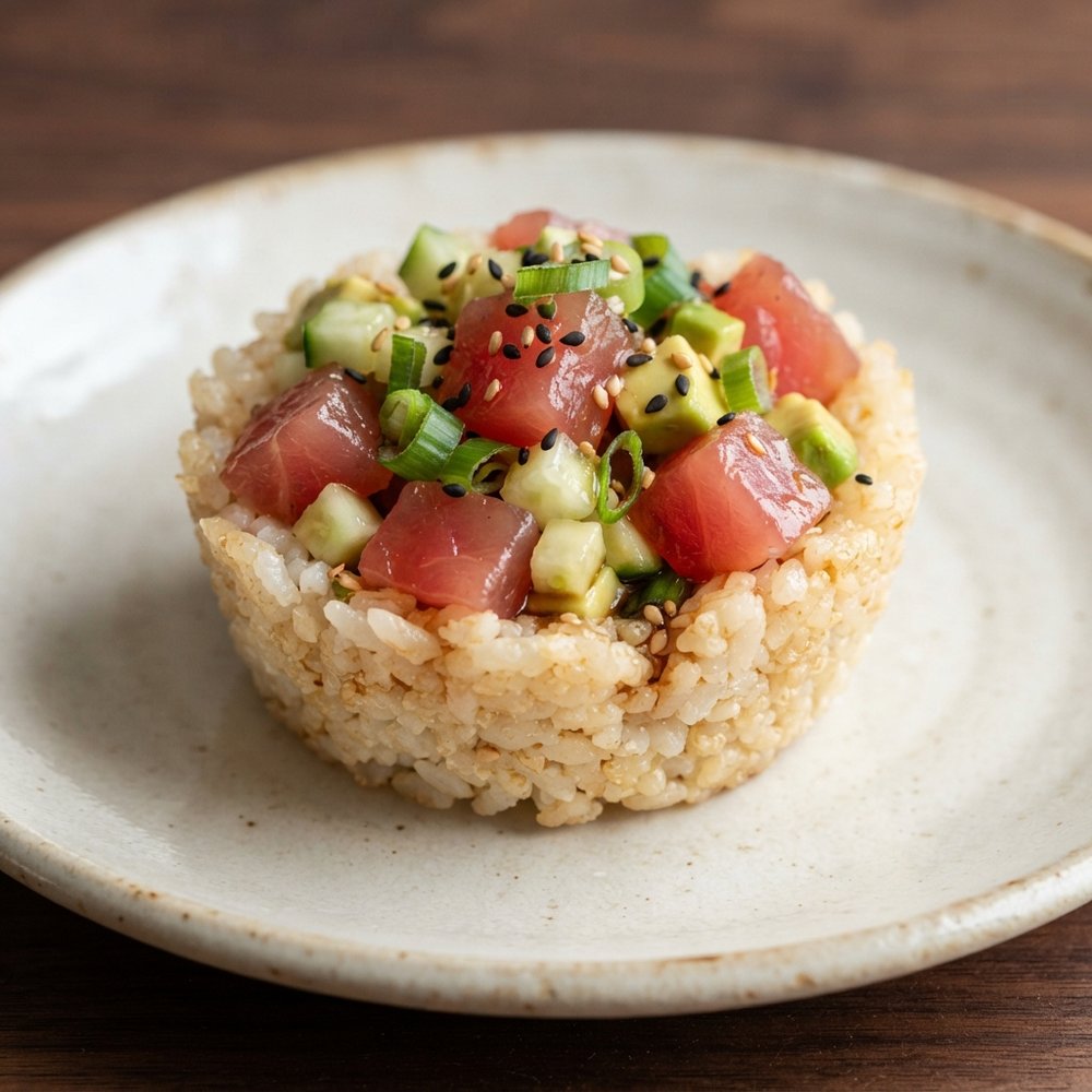 Tuna Poke Sushi Rice Cups