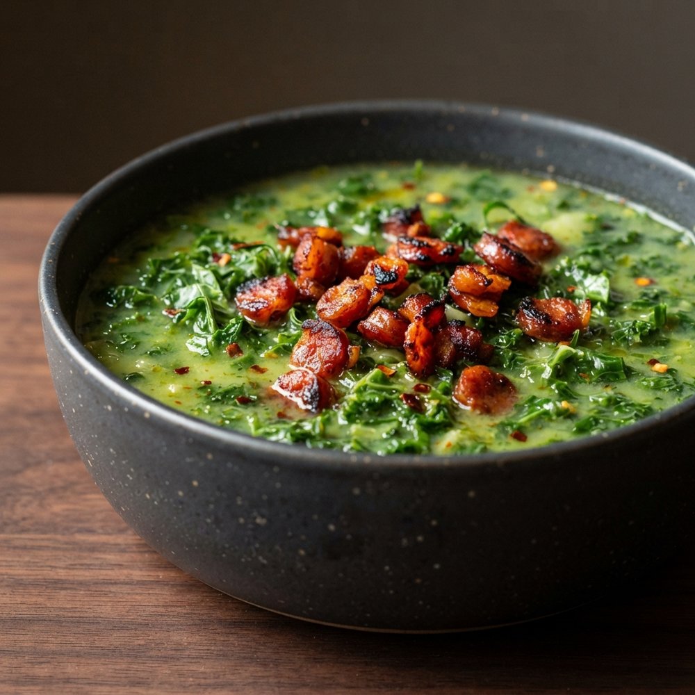 Low-Carb Caldo Verde with Smoky Chorizo