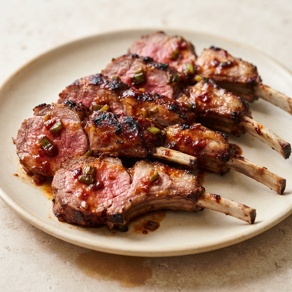 Korean Barbecued Rack of Lamb