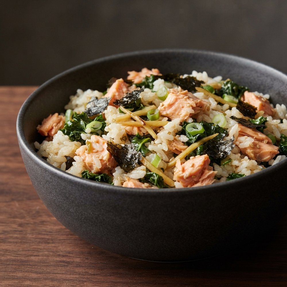 Wholesome Salmon and Rice Bowl