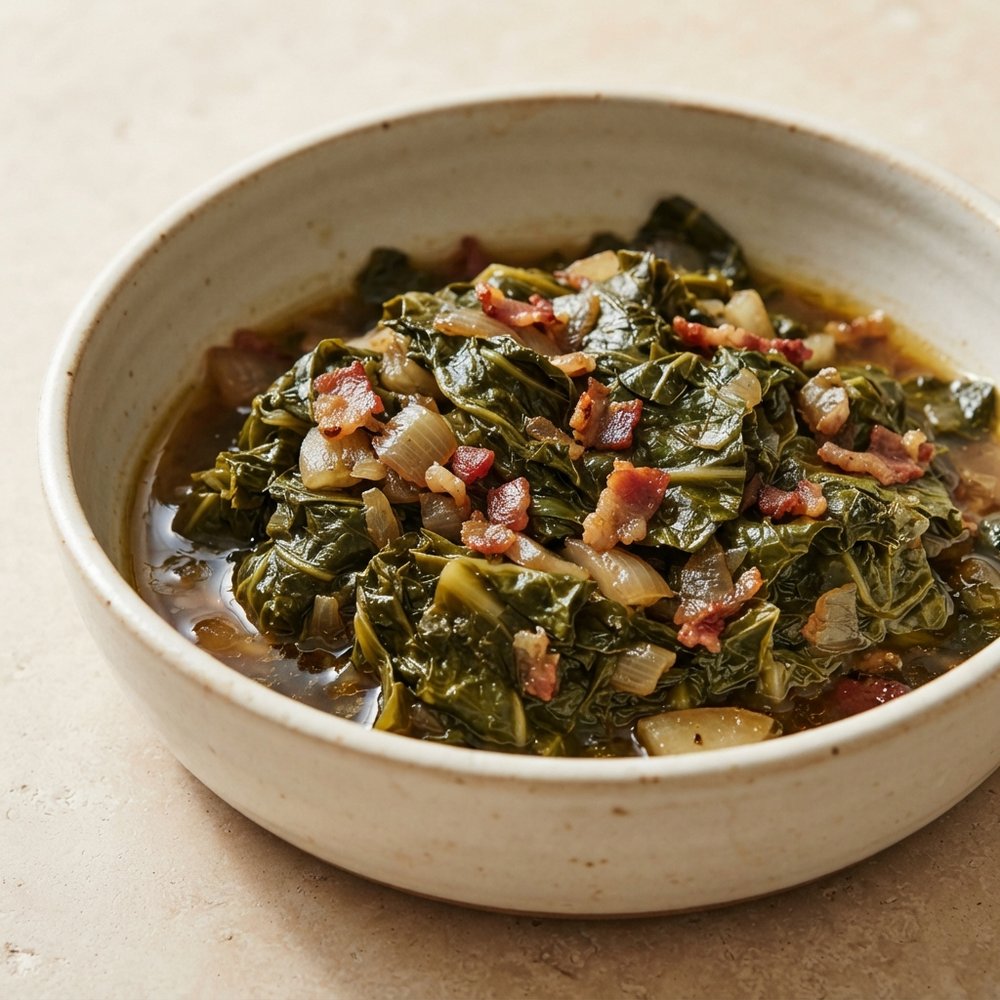 Chef Scott's Spicy Braised Mixed Greens