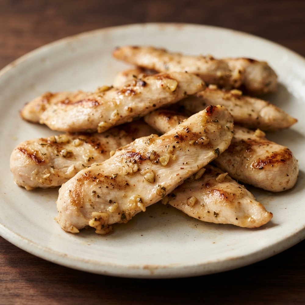 Citrus-Garlic Grilled Chicken Strips