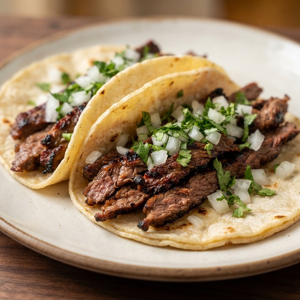 Baja-Style Carne Asada Street Tacos