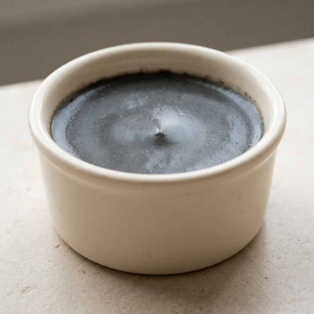 Creamy Black Sesame Gelatin Pudding