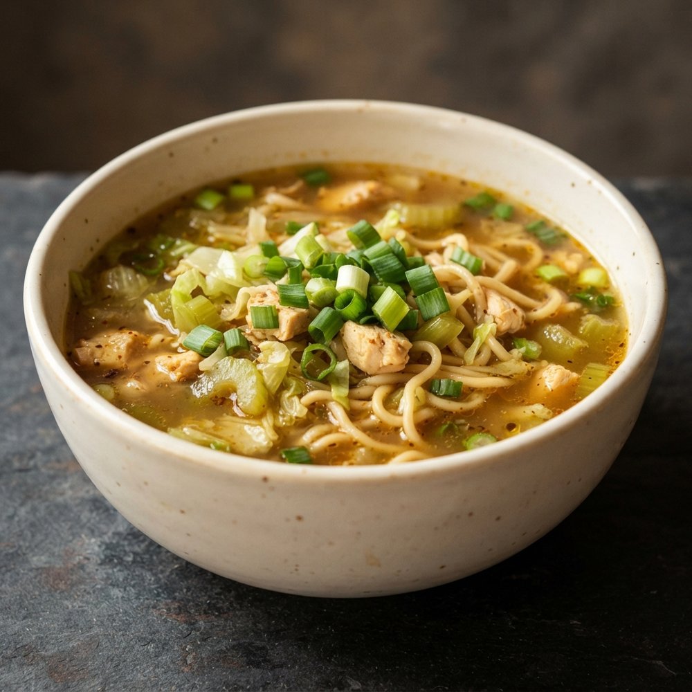 Spiced Chinese-Style Chicken Noodle Soup