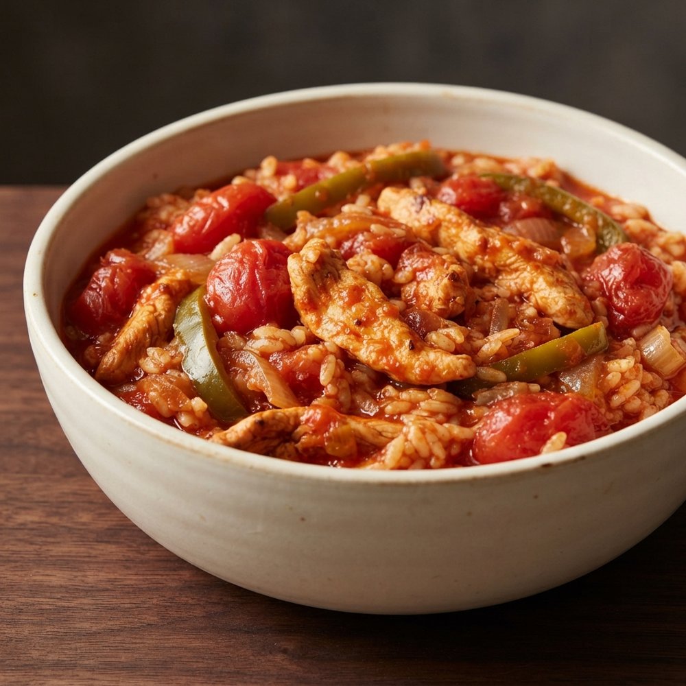 Rice-Style Chicken Cacciatore Skillet
