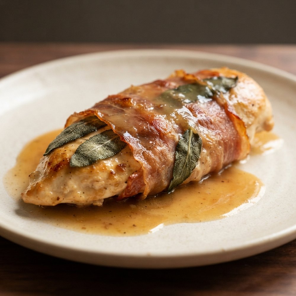 Prosciutto-Wrapped Chicken Saltimbocca