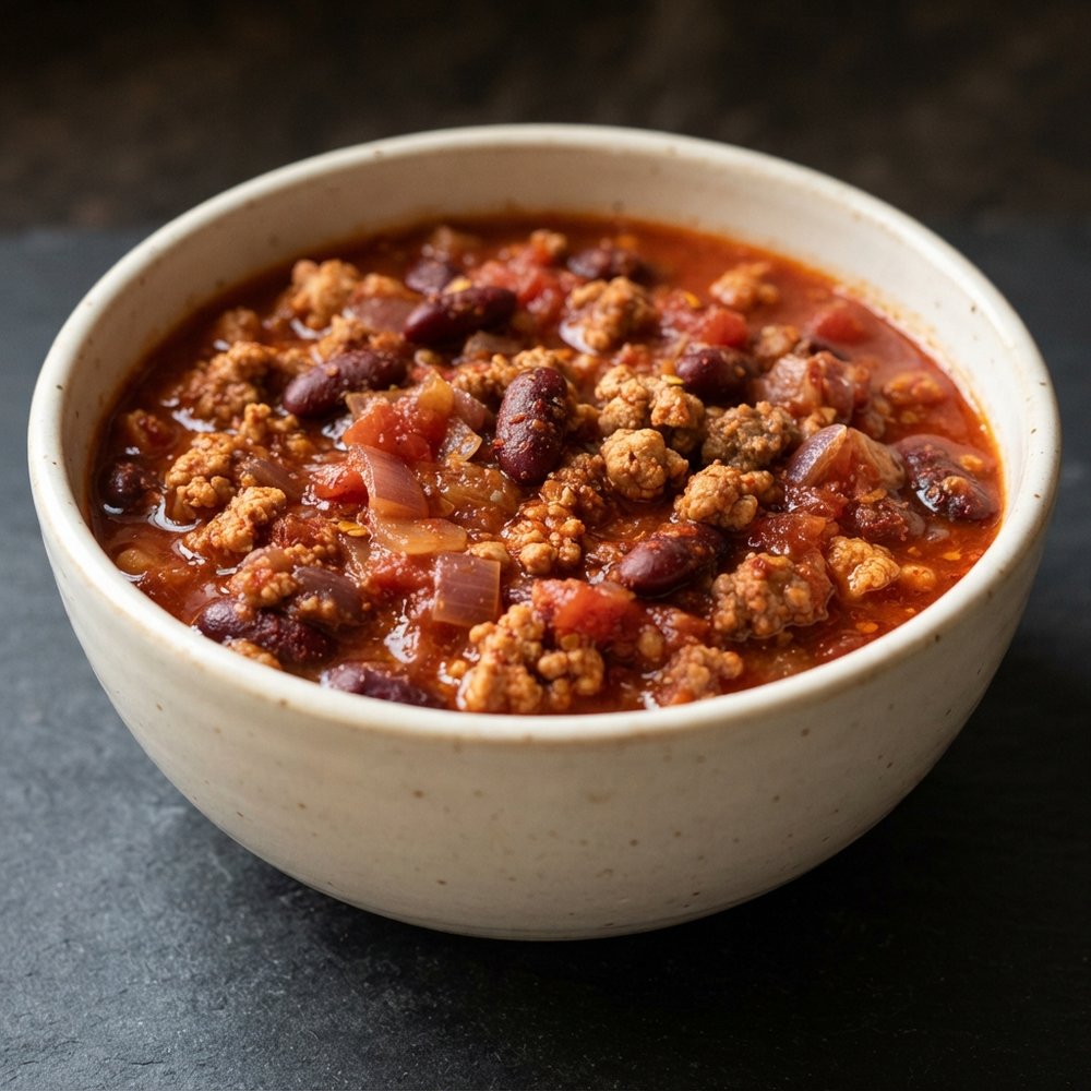 Crockpot Chicken & Italian Sausage Chili