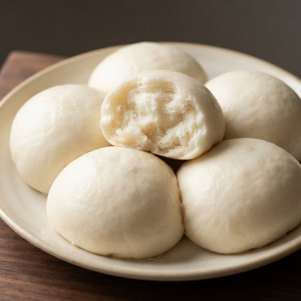 Mantou: Fluffy Chinese Steamed Bread Buns