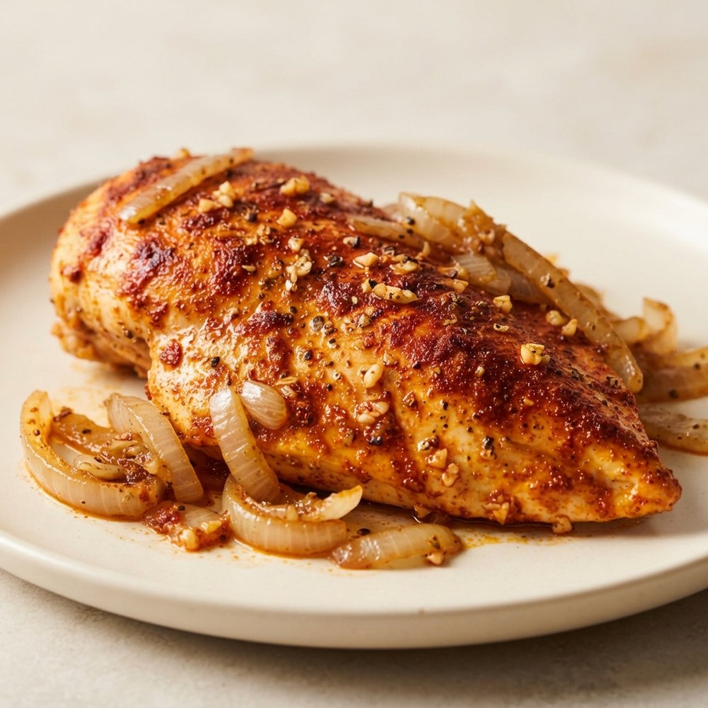 Broiler-Seared Chicken Breasts with Paprika and Lemon Pepper