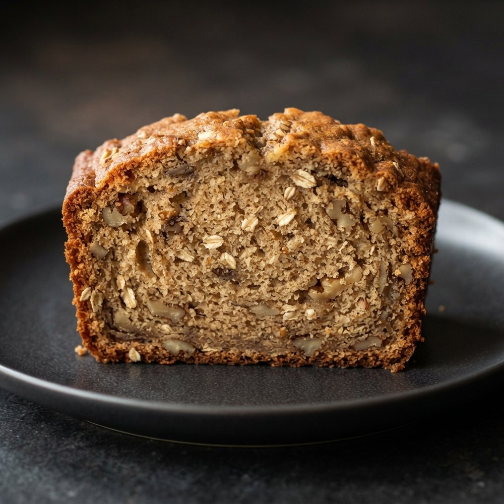 Banana Oat Walnut Bread