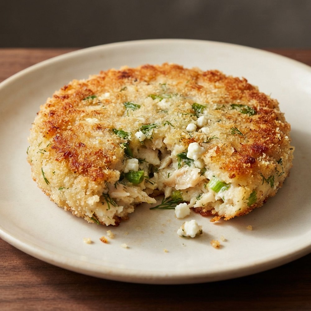 Fiery Tilapia Cakes with Feta