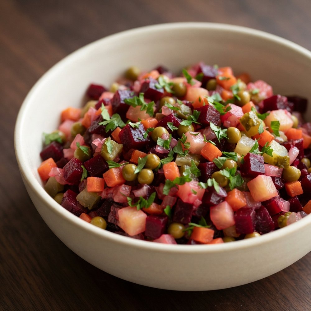 Ukrainian Vinaigret Beet Salad