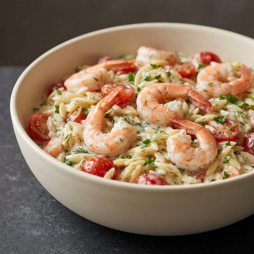 Orzo Salad with Shrimp
