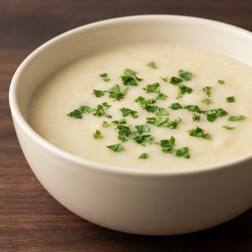 Kat’s Creamy Cauliflower and Leek Soup