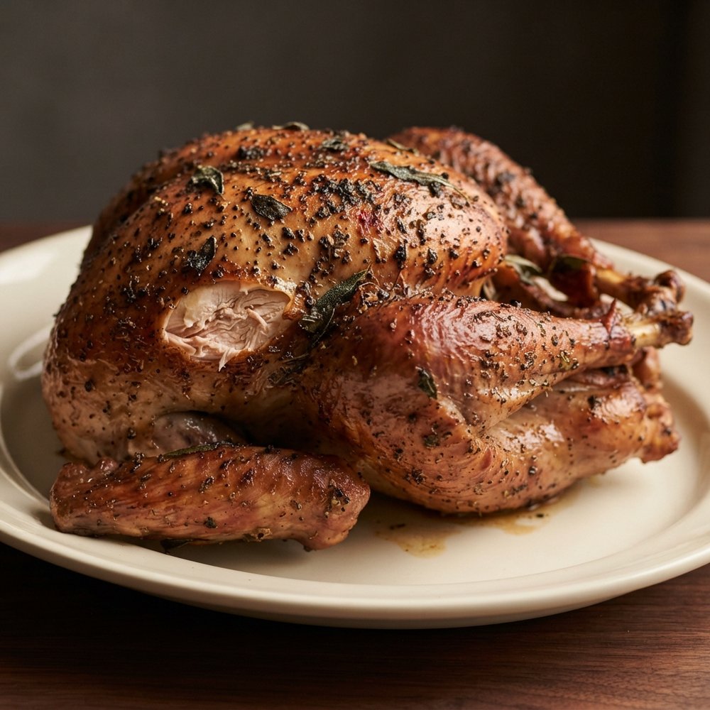 Simple Hickory-Smoked Turkey