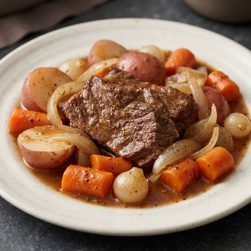 Rich Red Wine Braised Pot Roast