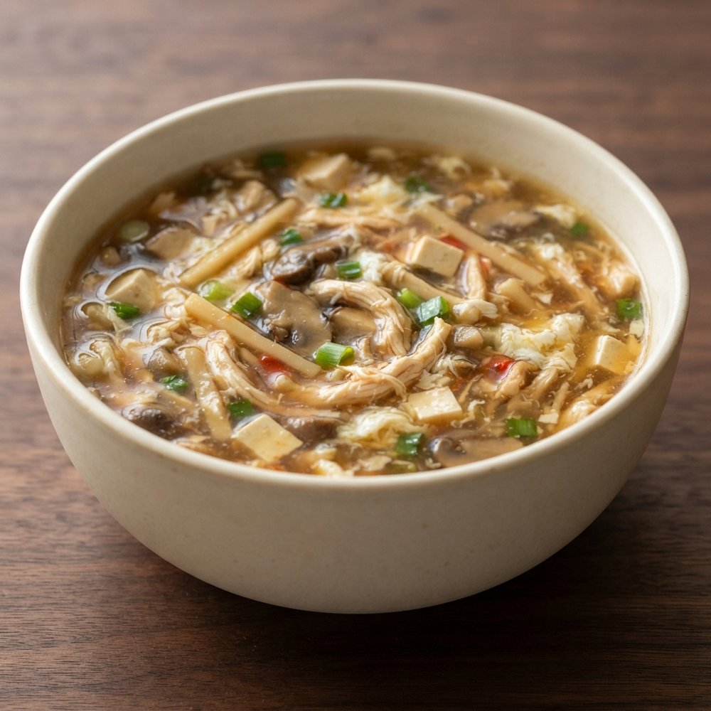 Hot-and-Sour Soup Made from Scratch