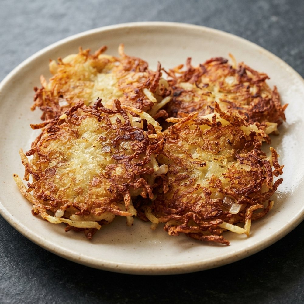 Simple Crispy Potato Latkes