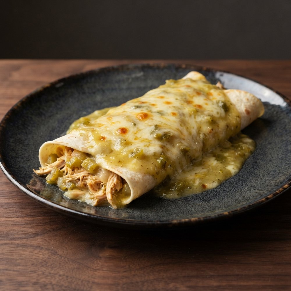 Shari's Creamy Green Chicken Enchiladas