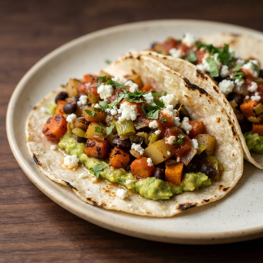 Dave's Veggie Tacos with Mexican Flair