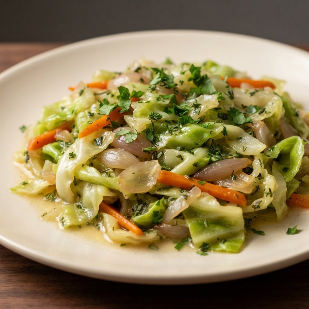 Skillet Cabbage with Herbs