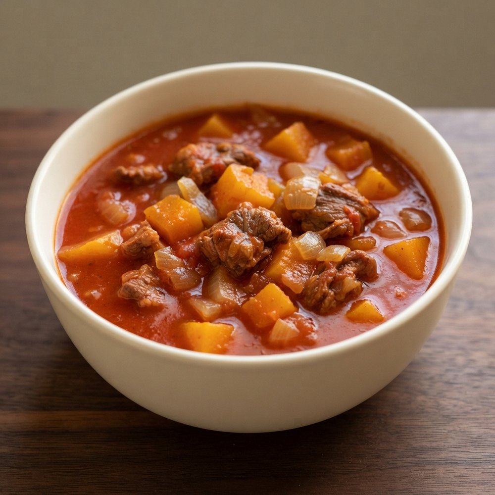 Butternut Squash and Goat Shank Stew