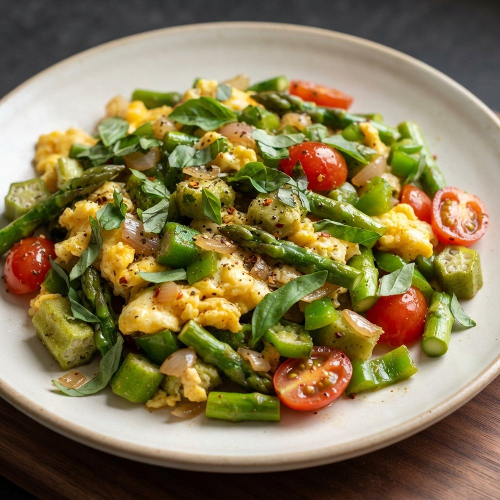 Low-Carb Egg and Veggie Skillet