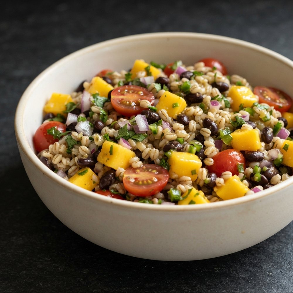 Tropical Barley and Mango Salad