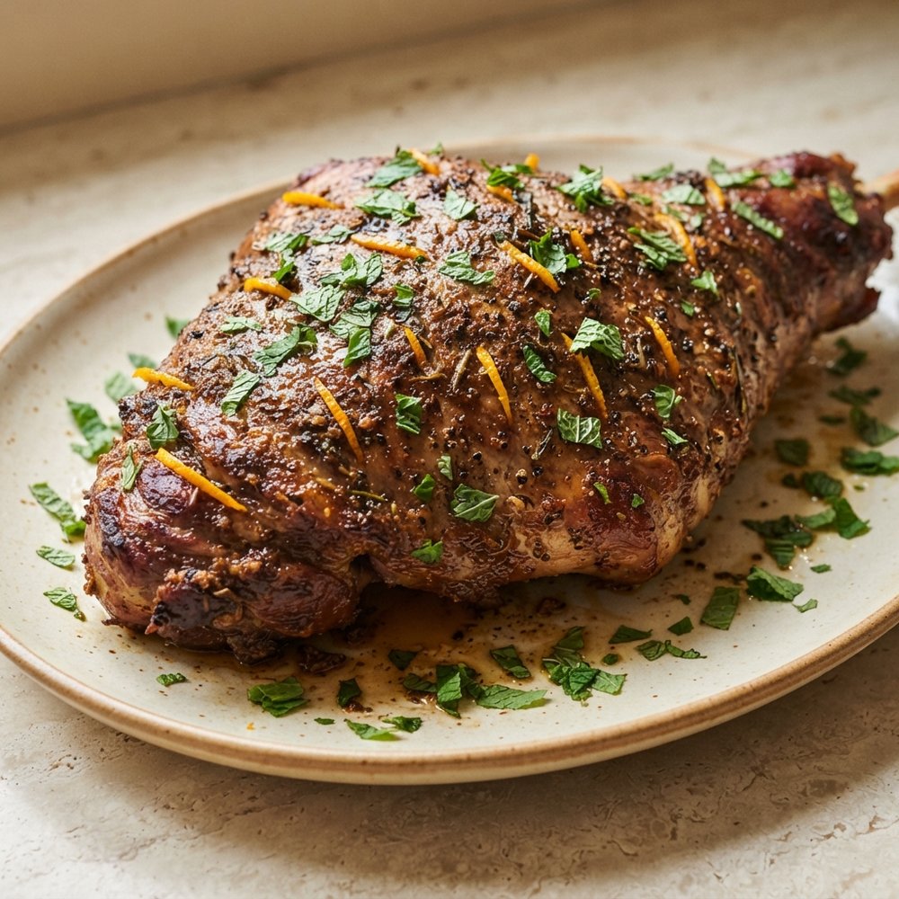 Festive Roast Leg of Lamb