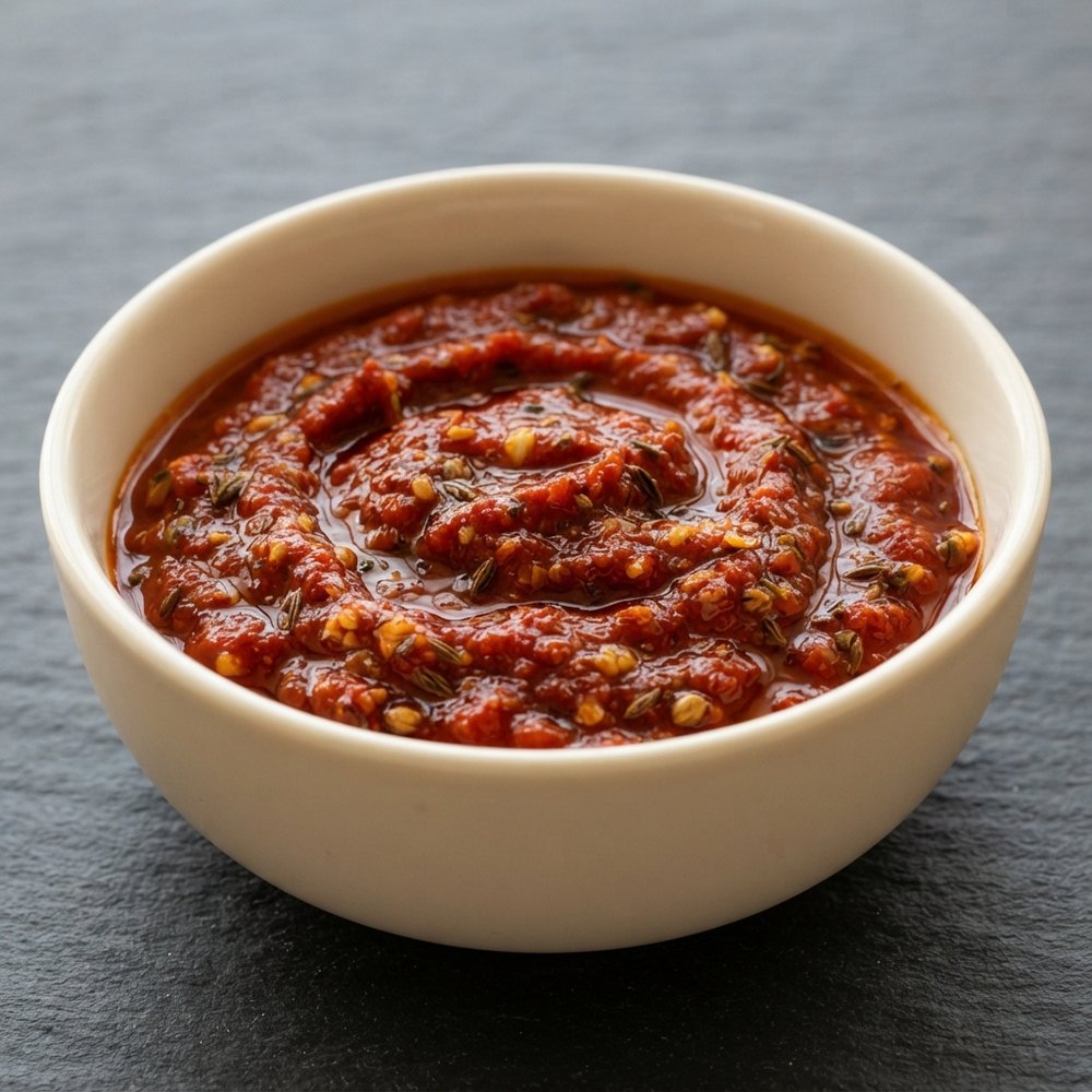 Tunisian-Style Harissa Chili Paste