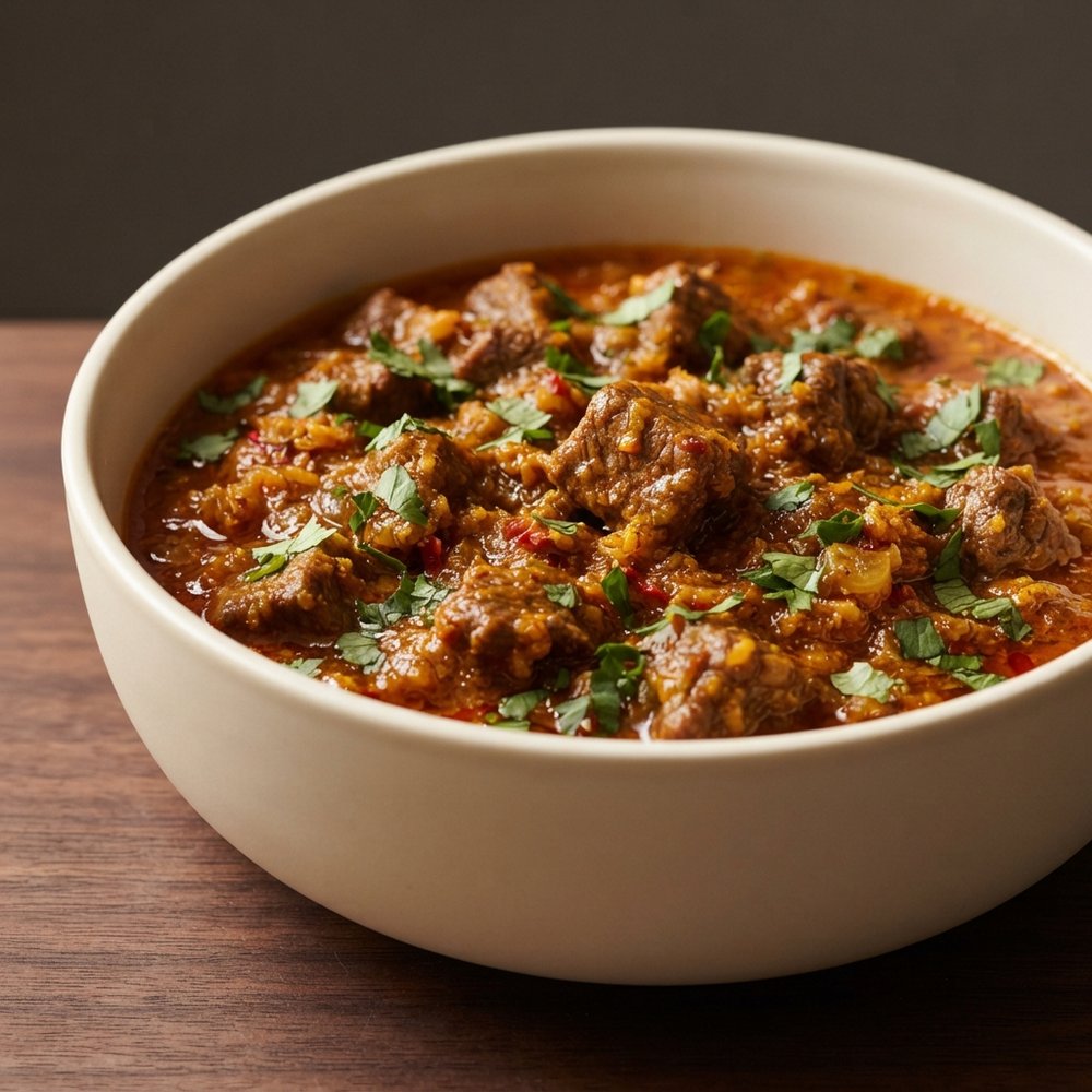 Signature Beef Rendang with Coconut and Red Curry