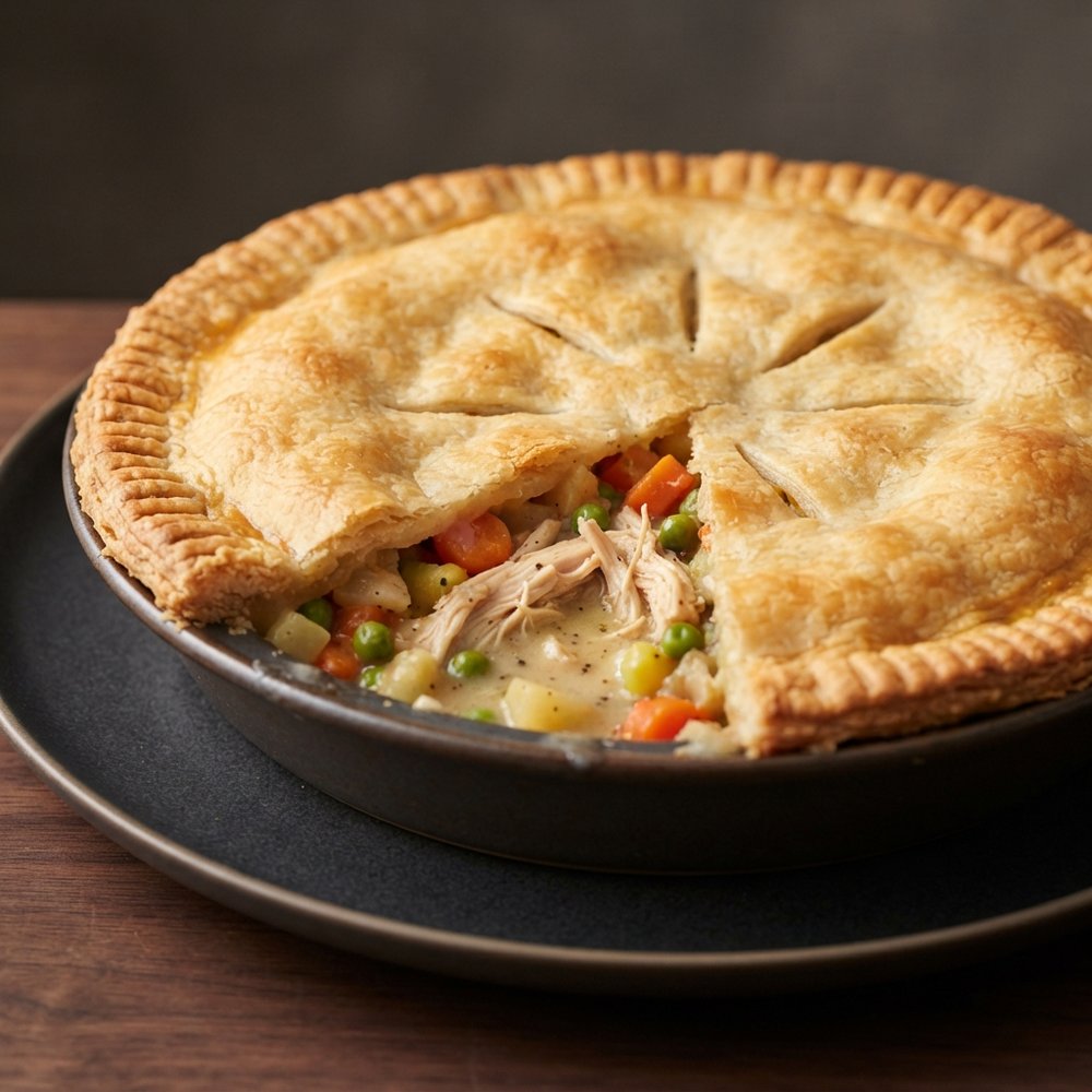 Homestyle Pot Pie with Rotisserie Chicken