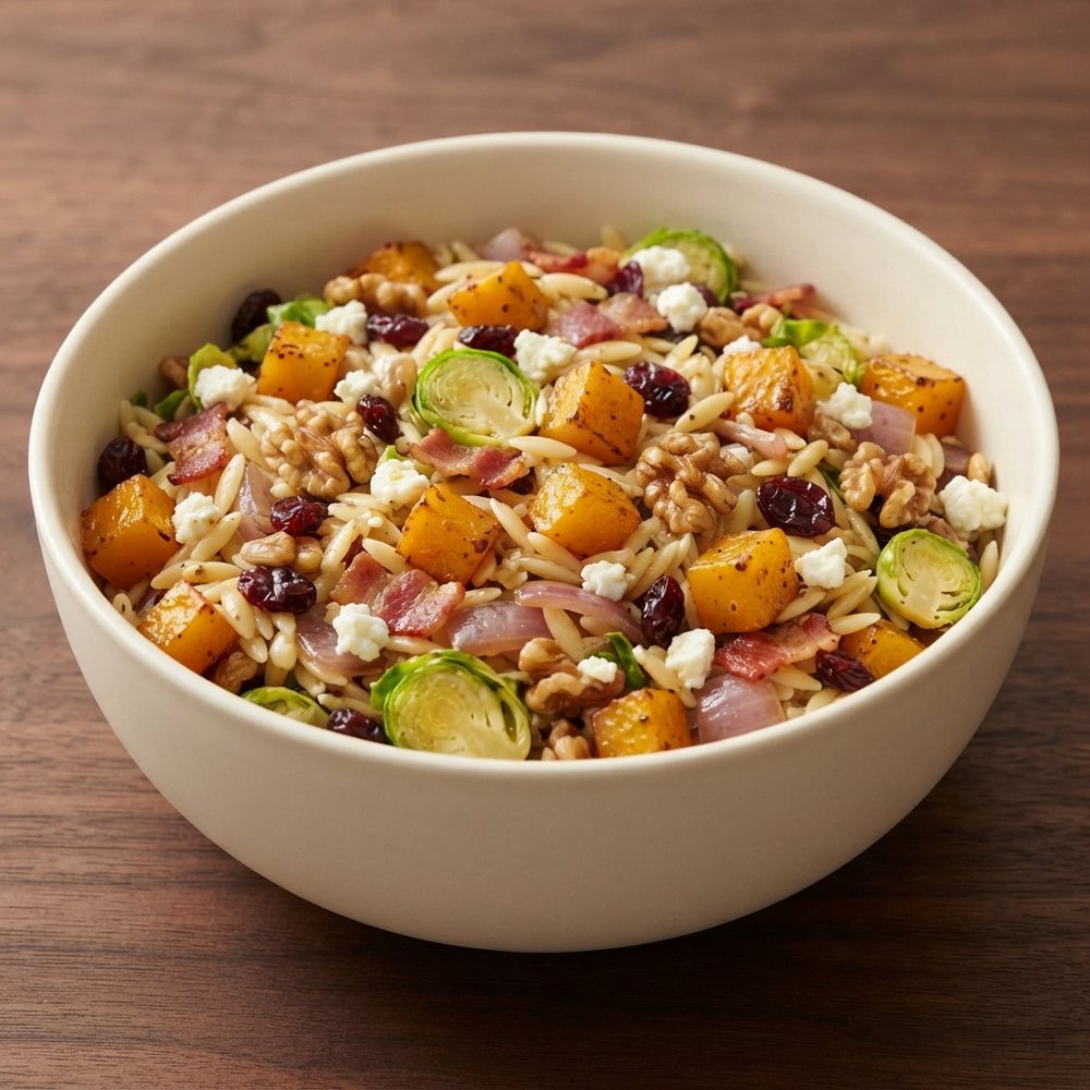 Fall Harvest Orzo Pasta Salad