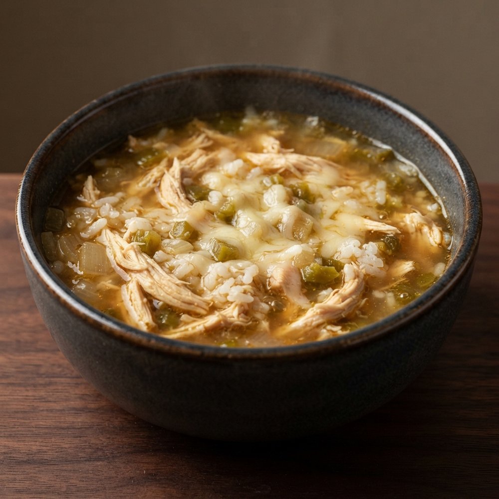 Chicken and Rice Soup with Green Chiles